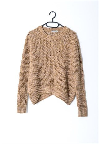 Y2K COS BEIGE KNIT JUMPER