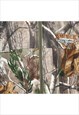 VINTAGE WOODLAND PRINT TRACK TOP - L