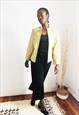 REVIVAL Y2K BOD & CHRISTENSEN BEIGE CREAM LEATHER MOTO JACKE