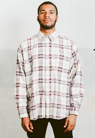 VINTAGE PLAID CORDUROY SHIRT