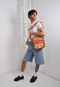 Orange Satchel Bag Crossbody Zip School 