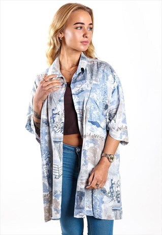 VINTAGE PATTERNED SHIRT S657
