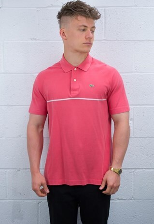 VINTAGE LACOSTE POLO SHIRT IN PINK