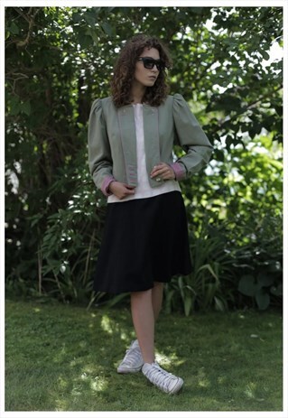 VINTAGE 70'S LIGHT GREEN JACKET