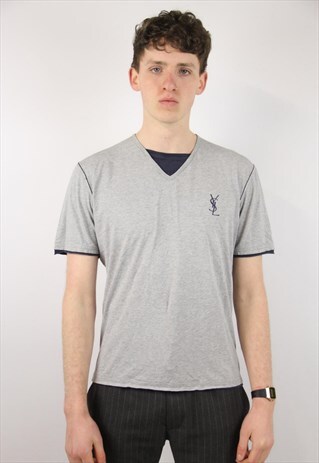 VINTAGE YSL GREY T-SHIRT