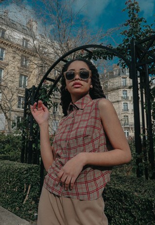 PARIS - 70S SLEEVELESS SHIRT