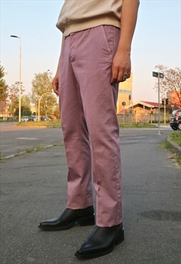 00s Vintage nos Gucci lilac pleated trousers