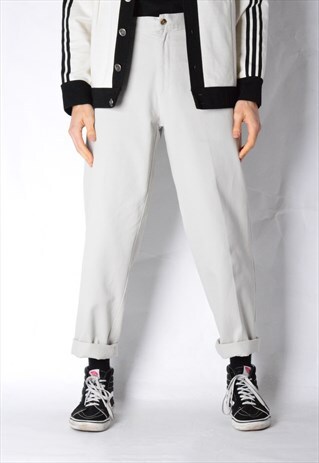 VINTAGE 90S BEIGE CHINOS PANTS