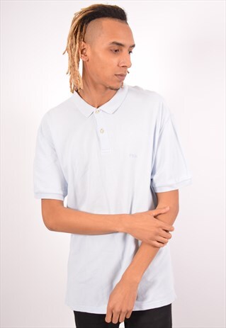 VINTAGE FILA POLO SHIRT BLUE