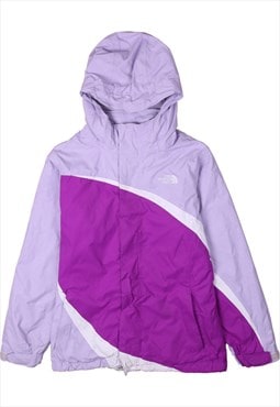 The North Face 90's Hooded Full Zip Up Windbreaker Large Pur