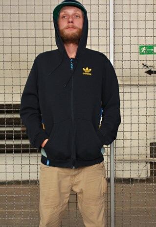 VINTAGE 90' OLDSCHOOL CLASSIC NAVY BLUE ADIDAS SWEATSHIRT