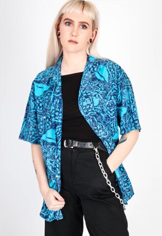 VINTAGE PATTERN SHIRT NS447