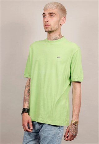 VINTAGE 90'S LACOSTE BRIGHT GREEN T-SHIRT
