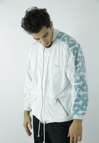 RETRO SPORT LIGHT TRACK JACKET WHITE