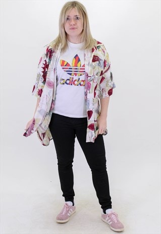 VINTAGE FESTIVAL PATTERN SHIRT