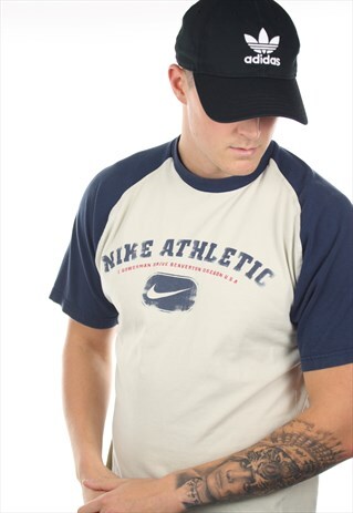 VINTAGE NIKE ATHLETIC GRAPHIC T SHIRT TEE