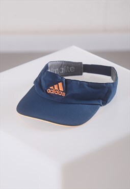 Vintage Adidas Cap in Navy Summer Gym Visor Sports Hat