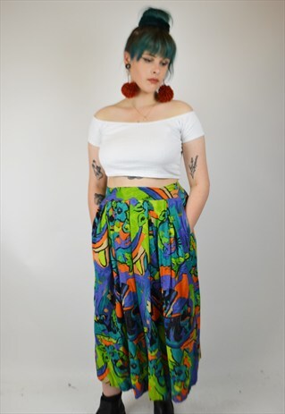 VINTAGE 80'S PRINT CULOTTES