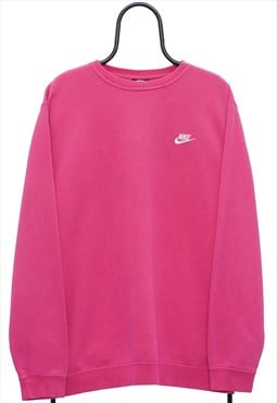 Vintage Nike Pink Sweatshirt Mens