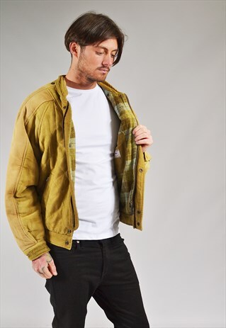 VINTAGE LEVI'S MUSTARD QUILTED JACKET