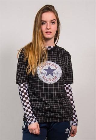 CONVERSE VINTAGE 90'S BLACK T-SHIRT