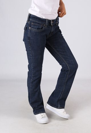 TILTED FLARE LEVIS 542 DENIM JEANS FLARED UK 12 (G9DL)
