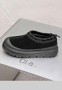 Platform boat shoes grunge chunky trainers solid sneakers