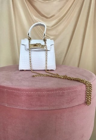 LUNA CROCODILE MINI WALLET BAG