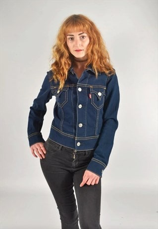 VINTAGE LEVI'S DENIM JACKET DARK BLUE