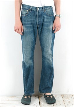 LEVI'S STRAUSS Vintage Men's 501 W33 L32 Straight Jeans Deni