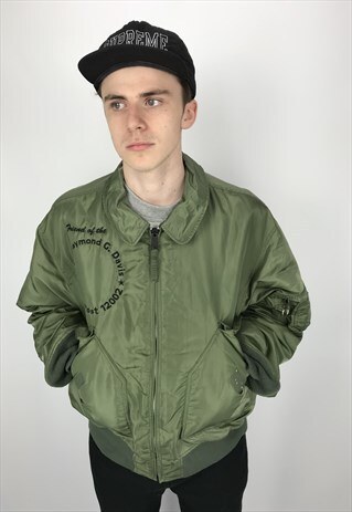 VINTAGE ALPHA INDUSTRIES NYLON BOMBER JACKET