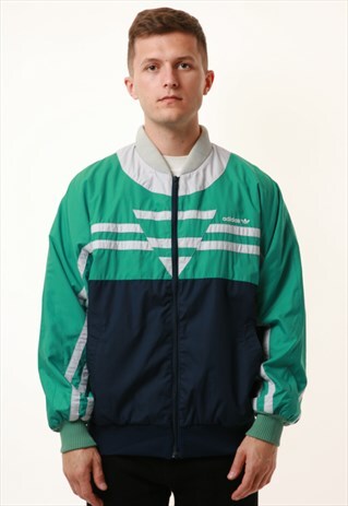 90S VINTAGE ADIDAS OLDSCHOOL BOMBER JACKET 13751