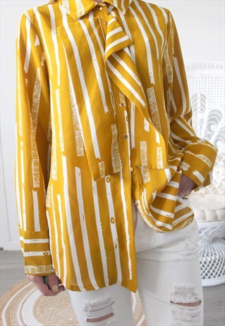 SHIRT MUSTARD YELLOW