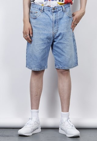VINTAGE 80'S OKLAHOMA MID-WASH DENIM SHORTS
