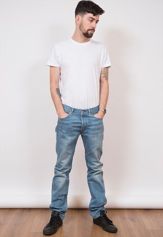 LEVI'S 501 BLUE DENIM JEANS