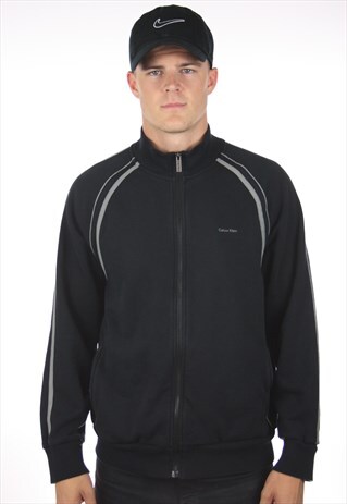 VINTAGE CALVIN KLEIN FULL ZIP SWEATSHIRT JUMPER