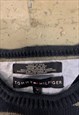 TOMMY HILFIGER KNITTED JUMPER STRIPED PATTERNED SWEATER