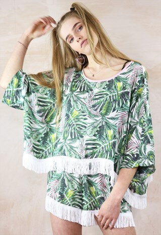 I SEE YOU BABY TASSEL SHORTS & TOP CO-ORD
