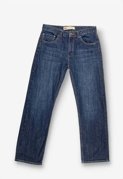 Vintage levi's 505 straight leg boyfriend jeans blue BV20872