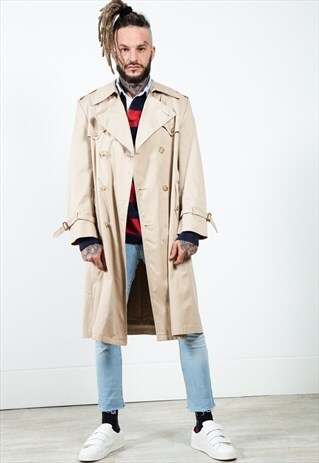 VINTAGE 80S ORIGINAL CHRISTIAN DIOR TRENCH / S2488