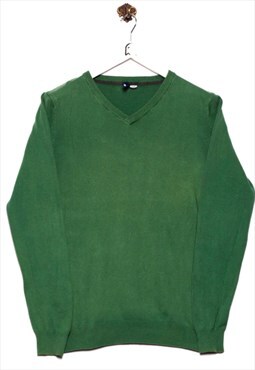 Vintage H&M Pullover Basic Look Green