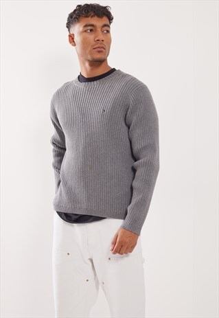 VINTAGE TOMMY HILFIGER RIBBED JUMPER