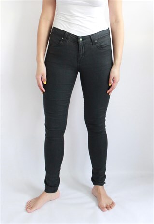 BLACK GREY SKINNY TOURERS