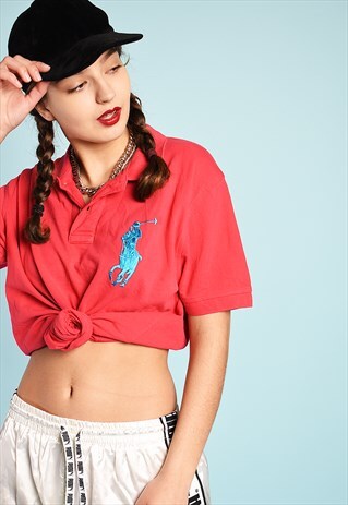 90'S RETRO RALPH LAUREN ATHLEISURE SPORTS POLO T-SHIRT