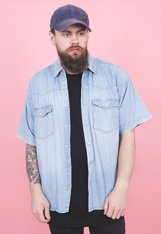 VINTAGE DENIM SHIRT /R12456