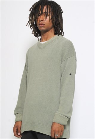 VINTAGE STONE ISLAND V-NECK KNIT
