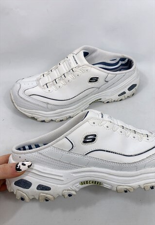 90S SKECHERS SLIP ON TRAINERS CHUNKY 00S Y2K VINTAGE