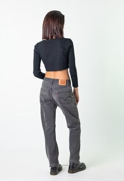 Dark Grey 90s Levi's 505s Cargo Skater Trousers Pants Jeans