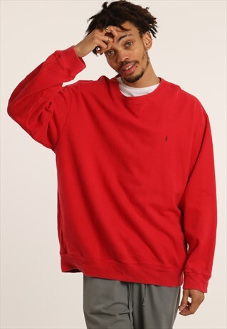 VINTAGE NAUTICA EMBROIDERED LOGO SWEATSHIRT