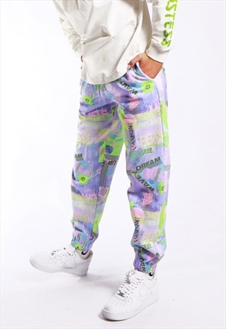 womens oversized jogging bottoms